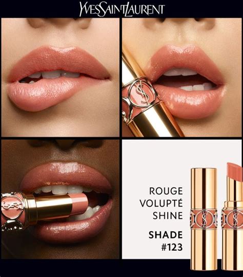 ysl rouge volupte shine lipstick in 44 nude|YSL Nude Lavalliere (44) Rouge Volupte Shine Oil.